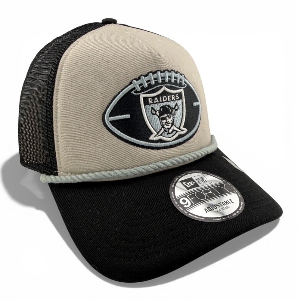 New‎ Era Las Vegas Raiders NFL Historic Rope Trucker 9Forty Snapback Adjustable